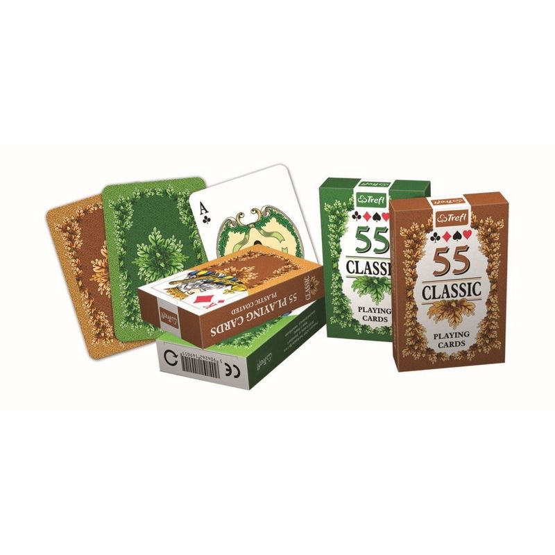 Jucarii, Copii si Bebe - Jucarii si jocuri - Jocuri si puzzle - Jocuri de societate - CARTI DE JOC 55 CLASIC MODEL - Infinity.ro
