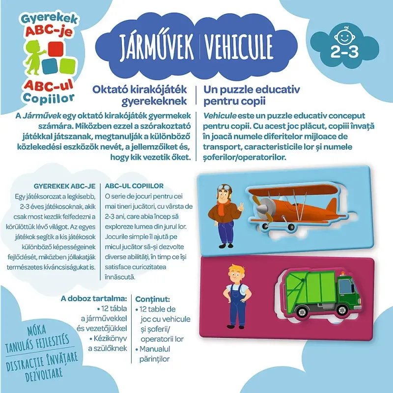 Jucarii, Copii si Bebe - Jucarii si jocuri - Jocuri si puzzle - Jocuri de societate - JOC VEHICULE - Infinity.ro