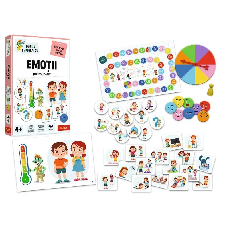Jucarii, Copii si Bebe - Jucarii si jocuri - Jocuri si puzzle - Jocuri de societate - JOC EDUCATIV EMOTII MICUL EXPLORATOR - Infinity.ro