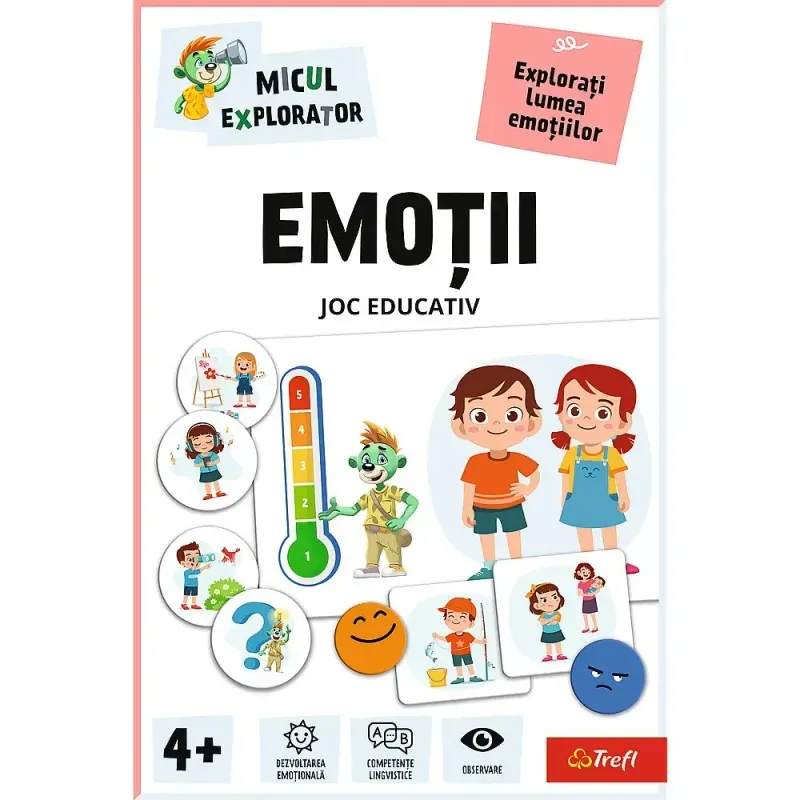 Jucarii, Copii si Bebe - Jucarii si jocuri - Jocuri si puzzle - Jocuri de societate - JOC EDUCATIV EMOTII MICUL EXPLORATOR - Infinity.ro