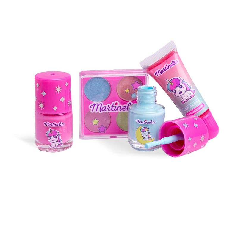 Jucarii, Copii si Bebe - Jucarii si jocuri - Jucarii de rol - Frumusete, bijuterii si accesorii fetite - MARTINELIA LITTLE UNICORN SET COMPLET DE MACHIAJ - Infinity.ro