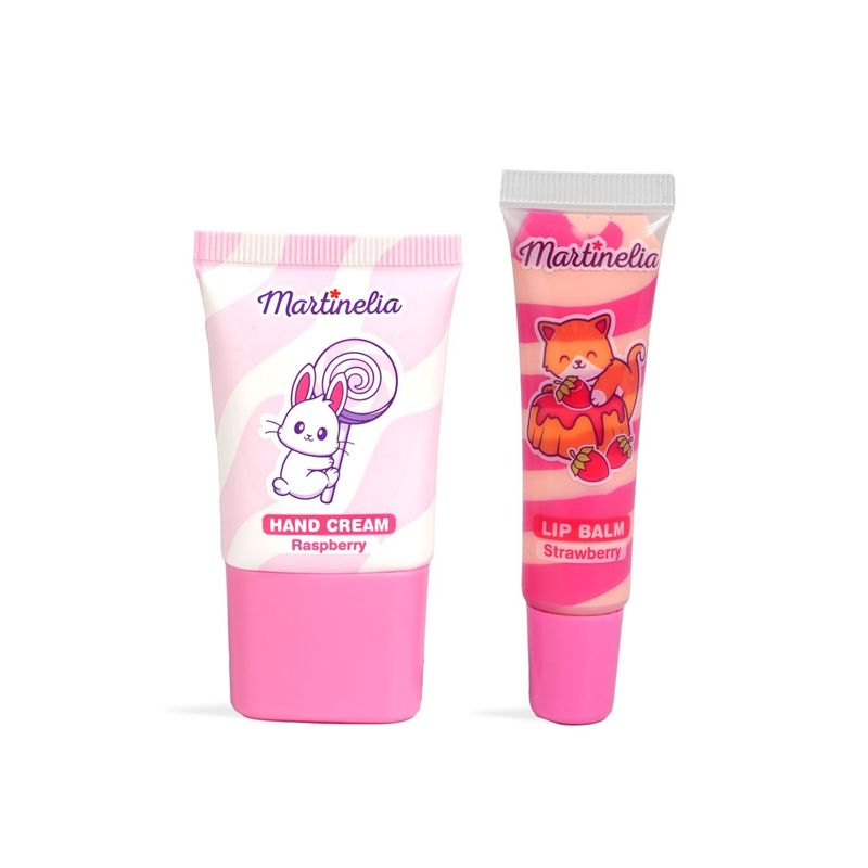 Jucarii, Copii si Bebe - Jucarii si jocuri - Jucarii de rol - Frumusete, bijuterii si accesorii fetite - MARTINELIA YUMMY SET CREMA DE MAINI SI BALSAM DE BUZE - Infinity.ro