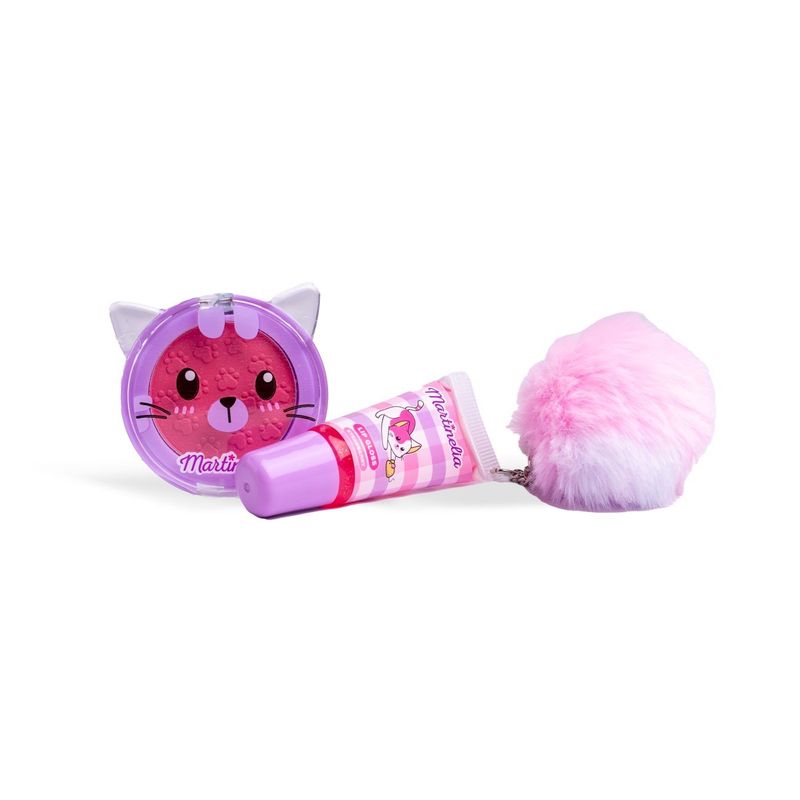Jucarii, Copii si Bebe - Jucarii si jocuri - Jucarii de rol - Frumusete, bijuterii si accesorii fetite - MARTINELIA LULU SI DUKI SET MACHIAJ STRALUCITOR - Infinity.ro