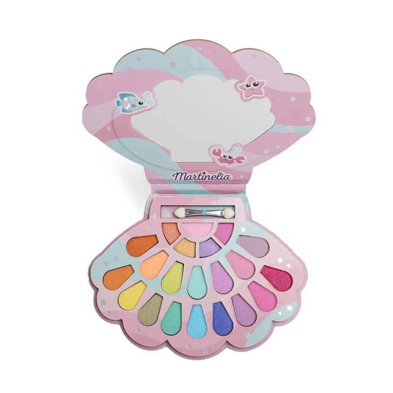 Jucarii, Copii si Bebe - Jucarii si jocuri - Jucarii de rol - Frumusete, bijuterii si accesorii fetite - MARTINELIA LET'S BE MERMAIDS PALETA DE FARDURI IN FORMA DE SCOICA - Infinity.ro