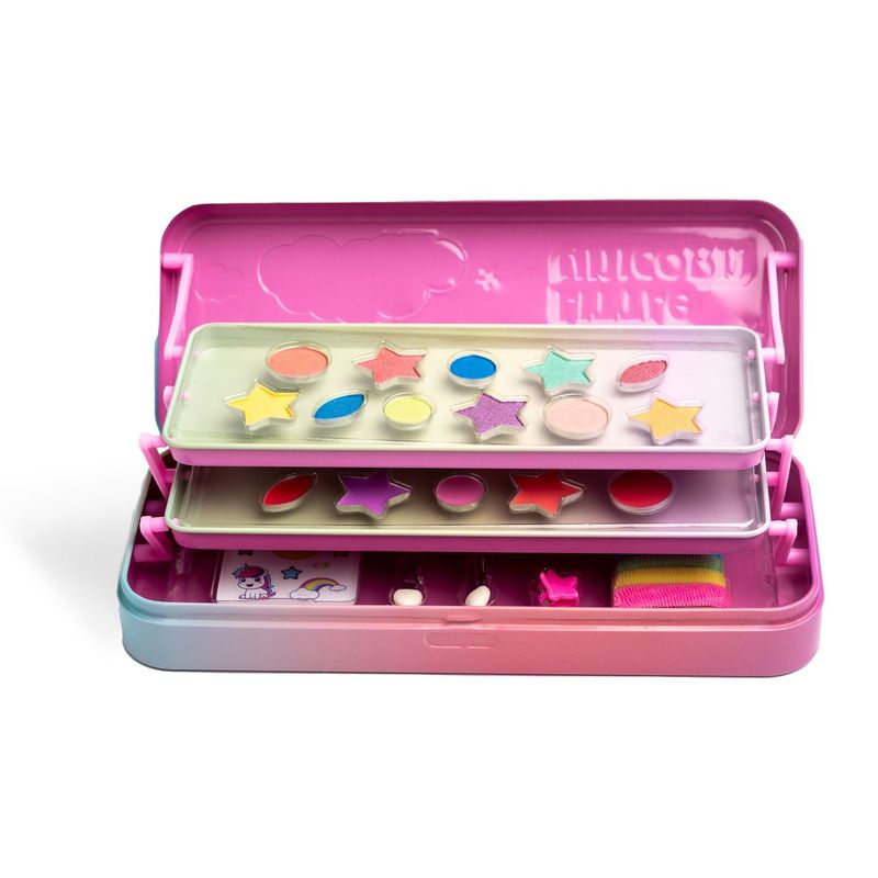 Jucarii, Copii si Bebe - Jucarii si jocuri - Jucarii de rol - Frumusete, bijuterii si accesorii fetite - MARTINELIA LITTLE UNICORN TRUSA DE MACHIAJ CU 3 COMPARTIMENTE - Infinity.ro