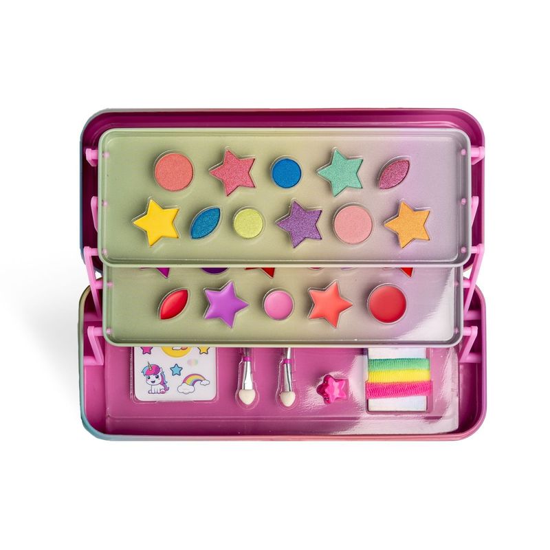 Jucarii, Copii si Bebe - Jucarii si jocuri - Jucarii de rol - Frumusete, bijuterii si accesorii fetite - MARTINELIA LITTLE UNICORN TRUSA DE MACHIAJ CU 3 COMPARTIMENTE - Infinity.ro
