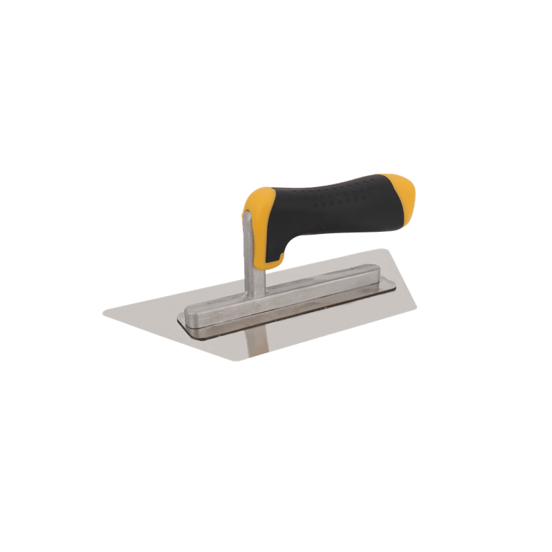 Casa si Gradina - Constructii - Vopsea si tencuieli - Unelte de vopsit si tencuit - Mistrie trapezoidala flexibila Hardy 240x140x100mm, maner 2K - Infinity.ro