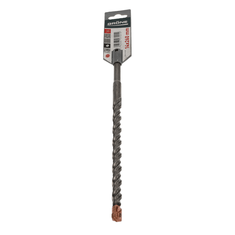 Casa si Gradina - Constructii - Scule de mana si unelte - Ciocane si dalti - Ciocan perforator Gröne 14 x 210 mm, cu 4 taisuri, suport SDS PLUS, pachet cu pandantiv - Infinity.ro