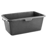 Casa si Gradina - Constructii - Vopsea si tencuieli - Unelte de vopsit si tencuit - Recipient dreptunghiular Hardy, capacitate 40 l, negru - Infinity.ro