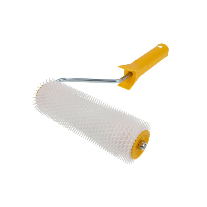 Casa si Gradina - Constructii - Vopsea si tencuieli - Unelte de vopsit si tencuit - Tavalug conic rezistent pentru conifere, pentru aerisire, latime 20 cm, inaltime ace 11 mm, cu maner - Infinity.ro