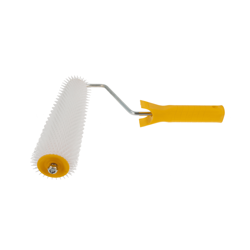 Casa si Gradina - Constructii - Vopsea si tencuieli - Unelte de vopsit si tencuit - Tavalug conic rezistent pentru conifere, pentru aerisire, latime 25 cm, inaltime ace 11 mm, cu maner - Infinity.ro