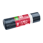 Market - Curatenie si intretinere casa - Produse menaj - Saci de gunoi - Saci de gunoi Scley, capacitate 120 l, folie Flex Extra, gri, rola de 15. - Infinity.ro