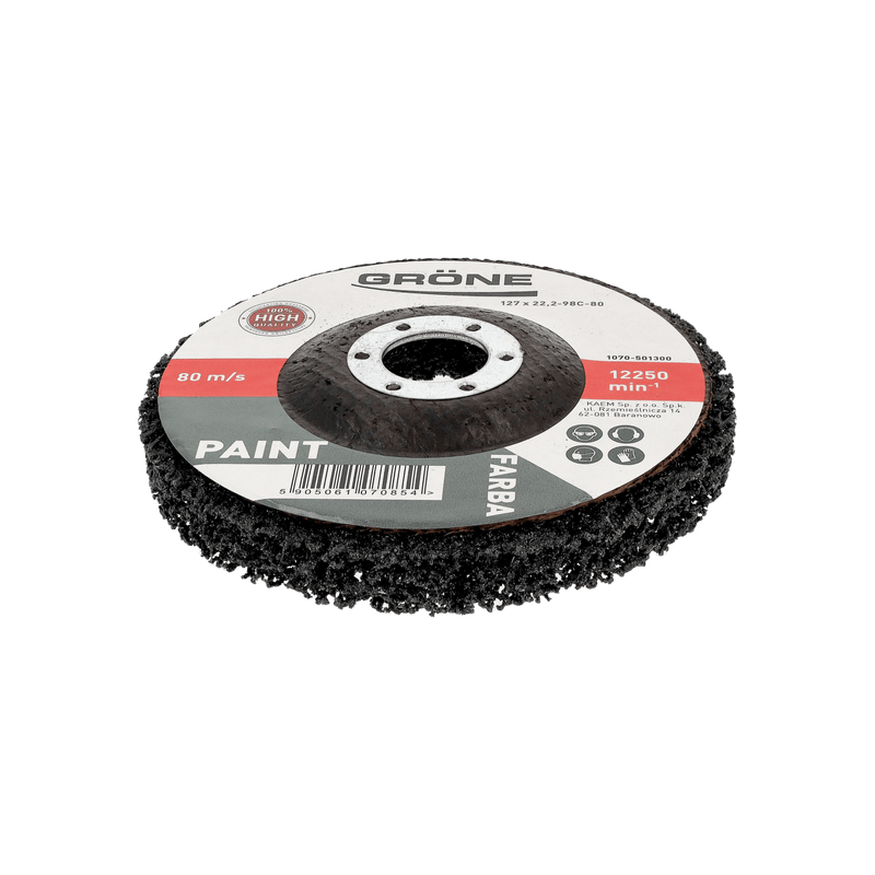 Casa si Gradina - Constructii - Scule electrice si accesorii - Accesorii polizare si slefuire - Disc abraziv Gröne netesut, diametru 127 x 22,3 mm - Infinity.ro