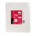 Market - Curatenie si intretinere casa - Produse menaj - Saci de gunoi - Saci de gunoi Scley, capacitate 110 l, PP, albi, pachet de 6 - Infinity.ro