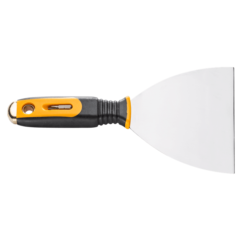 Casa si Gradina - Constructii - Vopsea si tencuieli - Unelte de vopsit si tencuit - Spatula pentru vopsit Hardy cu varf PH2, otel inoxidabil, latime 15 cm, maner 2K - Infinity.ro