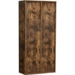 Casa si Gradina - Mobilier - Biblioteci si rafturi - Biblioteci - Biblioteca cu 7 compartimente deschise, MDF, 50x24x106cm, maro rustic - Infinity.ro