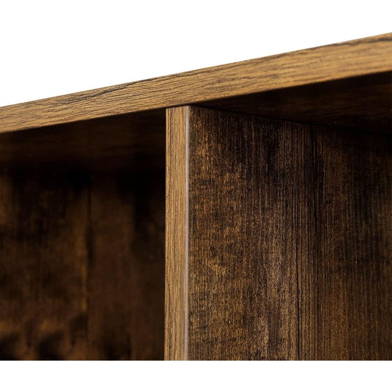 Casa si Gradina - Mobilier - Biblioteci si rafturi - Biblioteci - Biblioteca cu 7 compartimente deschise, MDF, 50x24x106cm, maro rustic - Infinity.ro