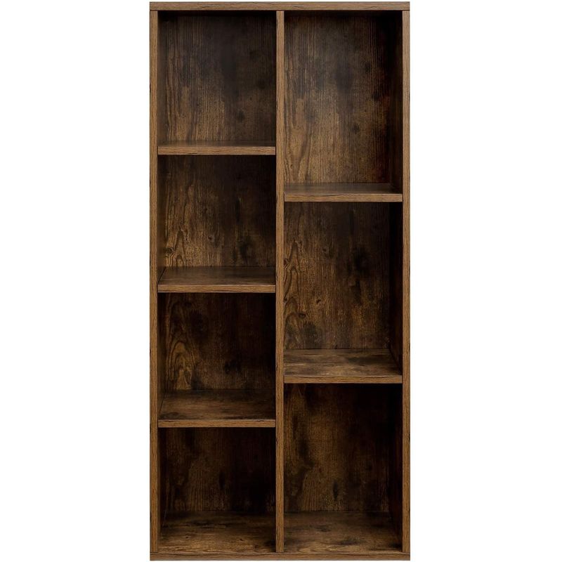 Casa si Gradina - Mobilier - Biblioteci si rafturi - Biblioteci - Biblioteca cu 7 compartimente deschise, MDF, 50x24x106cm, maro rustic - Infinity.ro