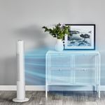 Electronice si Electrocasnice - Climatizare si sisteme de incalzire - Aparate racire aer - Ventilatoare - Ventilator Rowenta Urban Cool VU6720F0, 3 trepte de viteza, oscilatie larga, silentios, Alb - Infinity.ro