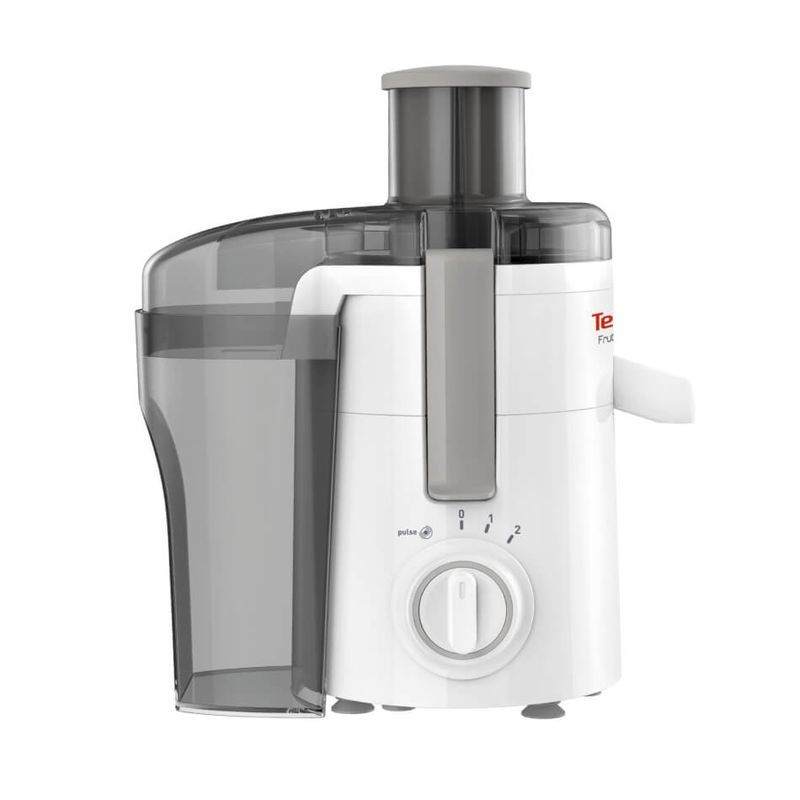 Electronice si Electrocasnice - Electrocasnice bucatarie - Preparare bauturi - Storcatoare de fructe - Storcator de fructe si legume Tefal Frutelia+ ZE370138, 350W, 2 viteze, recipient pulpa 0.95L, functie Pulse, alb - Infinity.ro