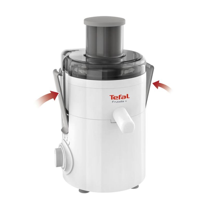 Electronice si Electrocasnice - Electrocasnice bucatarie - Preparare bauturi - Storcatoare de fructe - Storcator de fructe si legume Tefal Frutelia+ ZE370138, 350W, 2 viteze, recipient pulpa 0.95L, functie Pulse, alb - Infinity.ro