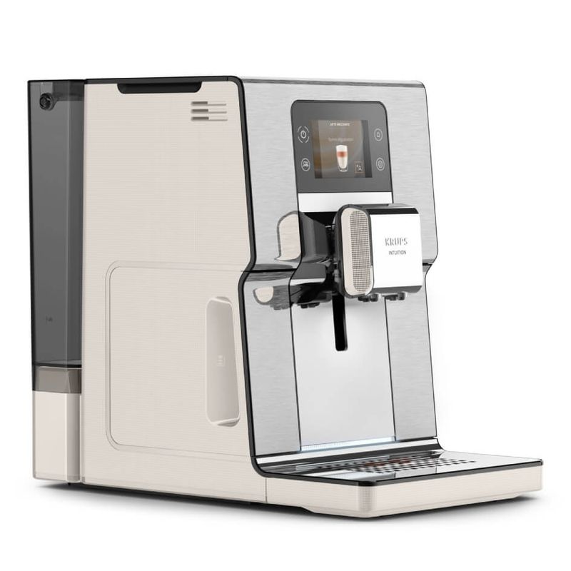 Electronice si Electrocasnice - Electrocasnice bucatarie - Preparare bauturi - Espressoare - Espressor automat Krups Intuition Experience+ EA877A10, presiune 15 bari, peste 20 de retete, Milk Advanced Technology - Infinity.ro