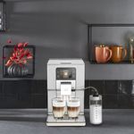 Electronice si Electrocasnice - Electrocasnice bucatarie - Preparare bauturi - Espressoare - Espressor automat Krups Intuition Experience+ EA877A10, presiune 15 bari, peste 20 de retete, Milk Advanced Technology - Infinity.ro