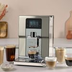 Electronice si Electrocasnice - Electrocasnice bucatarie - Preparare bauturi - Espressoare - Espressor automat Krups Intuition Experience+ EA877A10, presiune 15 bari, peste 20 de retete, Milk Advanced Technology - Infinity.ro