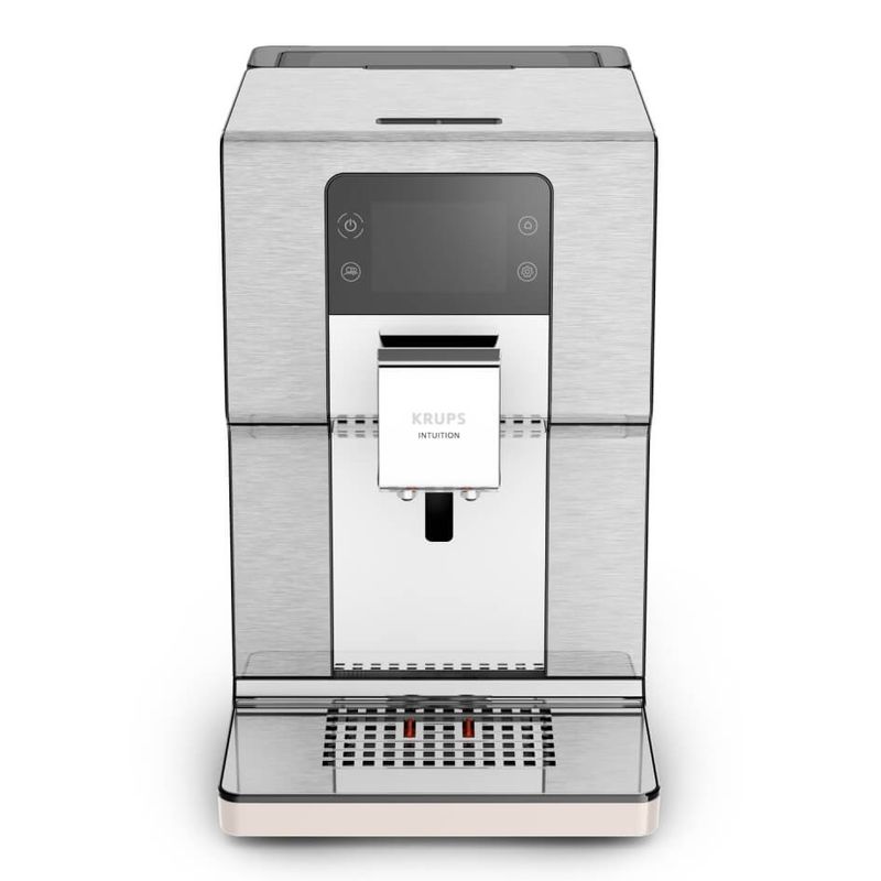 Electronice si Electrocasnice - Electrocasnice bucatarie - Preparare bauturi - Espressoare - Espressor automat Krups Intuition Experience+ EA877A10, presiune 15 bari, peste 20 de retete, Milk Advanced Technology - Infinity.ro