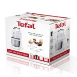 Electronice si Electrocasnice - Electrocasnice bucatarie - Mixere, tocatoare & roboti de bucatarie - Mixere - Mixer Quick Mix HT312138, 300 W, 5 trepte de viteza, functie Turbo, bol rotativ 3.5 L, 2 teluri, 2 carlige, alb - Infinity.ro