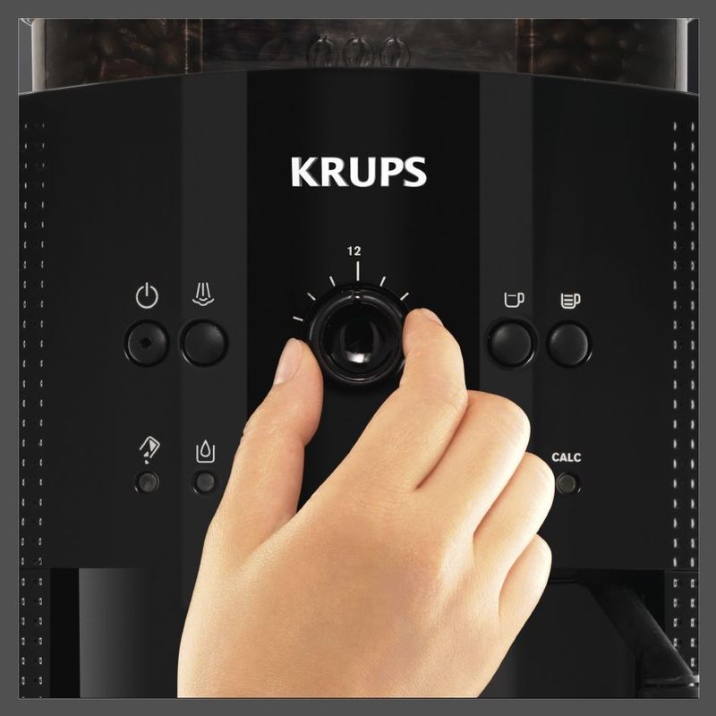 Electronice si Electrocasnice - Electrocasnice bucatarie - Preparare bauturi - Espressoare - Espressor automat Krups Espresseria Automatic EA810B70, 1400W, 15 bar, 1.7 l, Gri - Infinity.ro