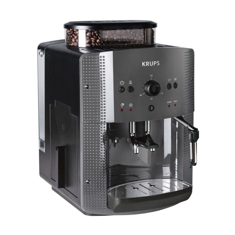 Electronice si Electrocasnice - Electrocasnice bucatarie - Preparare bauturi - Espressoare - Espressor automat Krups Espresseria Automatic EA810B70, 1400W, 15 bar, 1.7 l, Gri - Infinity.ro