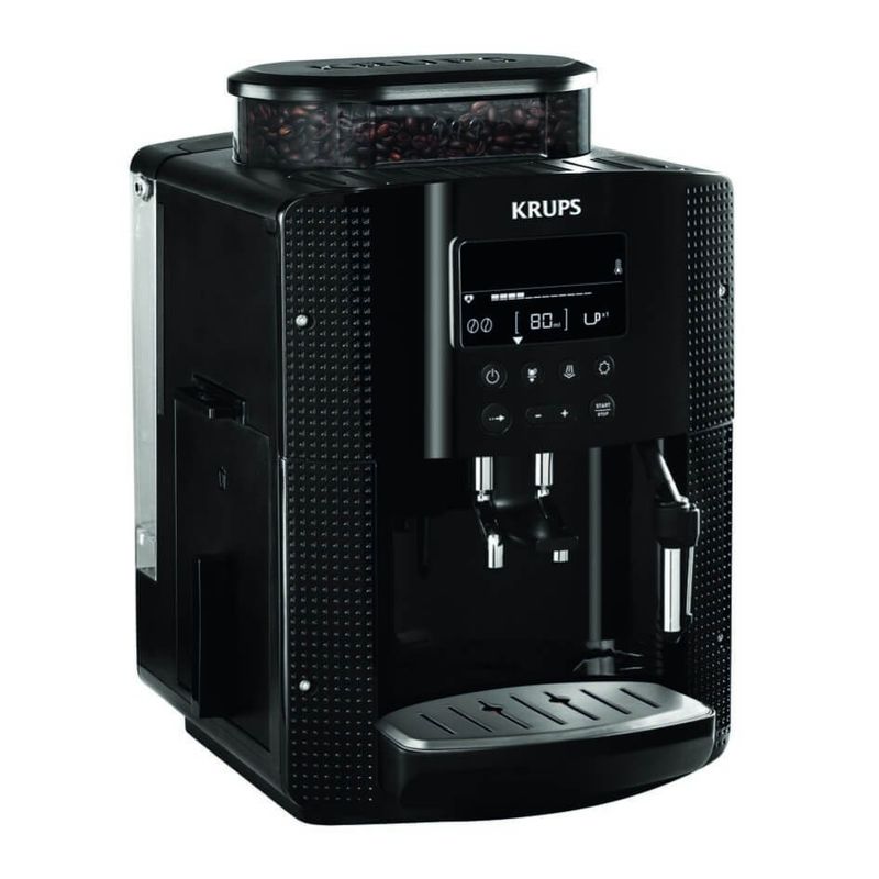 Electronice si Electrocasnice - Electrocasnice bucatarie - Preparare bauturi - Espressoare - Espressor automat KRUPS EA815070, 1.7l, 1450W, 15 bar, display LCD, negru - Infinity.ro