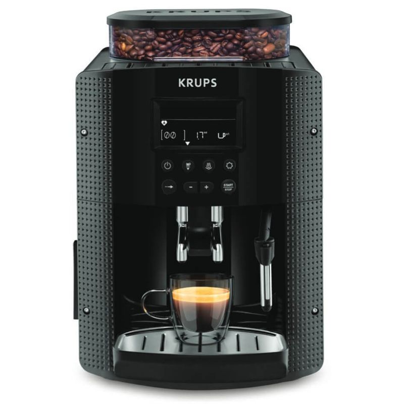 Electronice si Electrocasnice - Electrocasnice bucatarie - Preparare bauturi - Espressoare - Espressor automat KRUPS EA815070, 1.7l, 1450W, 15 bar, display LCD, negru - Infinity.ro