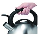 Electronice si Electrocasnice - Electrocasnice bucatarie - Preparare bauturi - Fierbatoare de apa - Fierbator manual cu fluier Tefal C7922024, 3 litri, maner ergonomic, otel inoxidabil, argintiu & negru - Infinity.ro