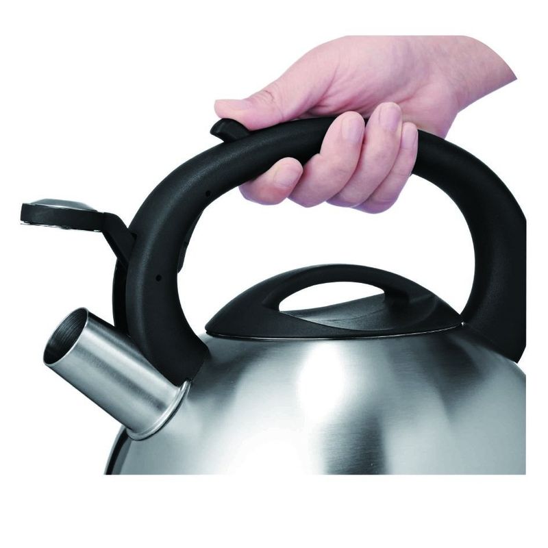 Electronice si Electrocasnice - Electrocasnice bucatarie - Preparare bauturi - Fierbatoare de apa - Fierbator manual cu fluier Tefal C7922024, 3 litri, maner ergonomic, otel inoxidabil, argintiu & negru - Infinity.ro