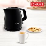 Electronice si Electrocasnice - Electrocasnice bucatarie - Preparare bauturi - Fierbatoare de apa - Fierbator de apa Tefal Vita KO153810, 2400 W, 0.8 L, filtru anticalcar, oprire automata, baza rotativa, negru - Infinity.ro