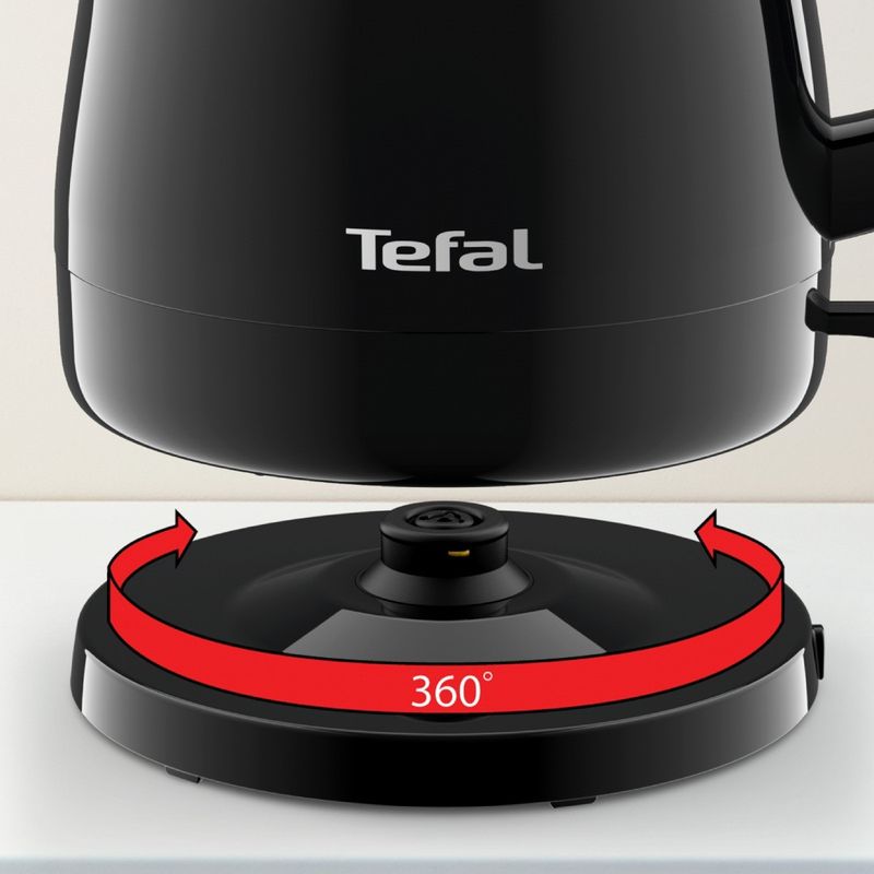 Electronice si Electrocasnice - Electrocasnice bucatarie - Preparare bauturi - Fierbatoare de apa - Fierbator de apa Tefal Vita KO153810, 2400 W, 0.8 L, filtru anticalcar, oprire automata, baza rotativa, negru - Infinity.ro