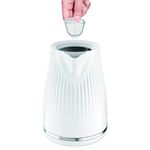 Electronice si Electrocasnice - Electrocasnice bucatarie - Preparare bauturi - Fierbatoare de apa - Fierbator apa Tefal Loft KO250130, 2400W, 1.7 L, filtru anti-calcar, indicator luminos, alb - Infinity.ro