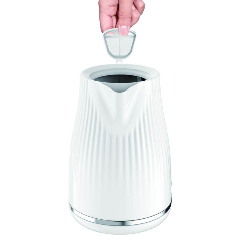 Electronice si Electrocasnice - Electrocasnice bucatarie - Preparare bauturi - Fierbatoare de apa - Fierbator apa Tefal Loft KO250130, 2400W, 1.7 L, filtru anti-calcar, indicator luminos, alb - Infinity.ro