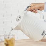 Electronice si Electrocasnice - Electrocasnice bucatarie - Preparare bauturi - Fierbatoare de apa - Fierbator apa Tefal Loft KO250130, 2400W, 1.7 L, filtru anti-calcar, indicator luminos, alb - Infinity.ro