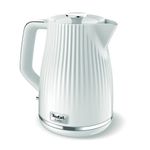 Electronice si Electrocasnice - Electrocasnice bucatarie - Preparare bauturi - Fierbatoare de apa - Fierbator apa Tefal Loft KO250130, 2400W, 1.7 L, filtru anti-calcar, indicator luminos, alb - Infinity.ro