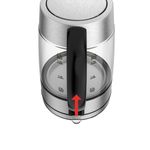 Electronice si Electrocasnice - Electrocasnice bucatarie - Preparare bauturi - Fierbatoare de apa - Fierbator apa Glass KI772D38, 2200 W, filtru anti-calcar, 1.7 L, sticla, transparent - Infinity.ro