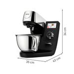Electronice si Electrocasnice - Electrocasnice bucatarie - Mixere, tocatoare & roboti de bucatarie - Roboti de bucatarie - Robot de bucatarie Tefal i-Coach Touch QB950D38, 1200W, 5.5L, ecran tactil, 10 trepte de viteza, 21 programe, negru - Infinity.ro