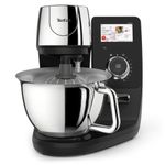 Electronice si Electrocasnice - Electrocasnice bucatarie - Mixere, tocatoare & roboti de bucatarie - Roboti de bucatarie - Robot de bucatarie Tefal i-Coach Touch QB950D38, 1200W, 5.5L, ecran tactil, 10 trepte de viteza, 21 programe, negru - Infinity.ro