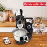 Electronice si Electrocasnice - Electrocasnice bucatarie - Mixere, tocatoare & roboti de bucatarie - Roboti de bucatarie - Robot de bucatarie Tefal i-Coach Touch QB950D38, 1200W, 5.5L, ecran tactil, 10 trepte de viteza, 21 programe, negru - Infinity.ro