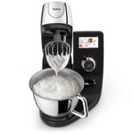 Electronice si Electrocasnice - Electrocasnice bucatarie - Mixere, tocatoare & roboti de bucatarie - Roboti de bucatarie - Robot de bucatarie Tefal i-Coach Touch QB950D38, 1200W, 5.5L, ecran tactil, 10 trepte de viteza, 21 programe, negru - Infinity.ro