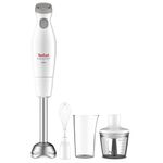 Electronice si Electrocasnice - Electrocasnice bucatarie - Mixere, tocatoare & roboti de bucatarie - Blendere si mini tocatoare - Blender vertical Tefal HB453138 Easychef 3 in 1, 450 W, 2 viteze, tocator, vas gradat, tel, Alb - Infinity.ro
