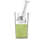 Electronice si Electrocasnice - Electrocasnice bucatarie - Mixere, tocatoare & roboti de bucatarie - Blendere si mini tocatoare - Blender vertical Tefal HB453138 Easychef 3 in 1, 450 W, 2 viteze, tocator, vas gradat, tel, Alb - Infinity.ro