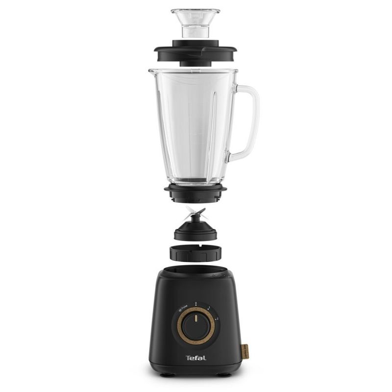 Electronice si Electrocasnice - Electrocasnice bucatarie - Mixere, tocatoare & roboti de bucatarie - Blendere si mini tocatoare - Blender Eco Respect BL46EN38, 800 W, 4 lame inox, Smart lock, negru - Infinity.ro